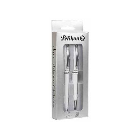 Zestaw Pelikan Jazz Elegance Długopis + Pióro wieczne, Perłowe - 3